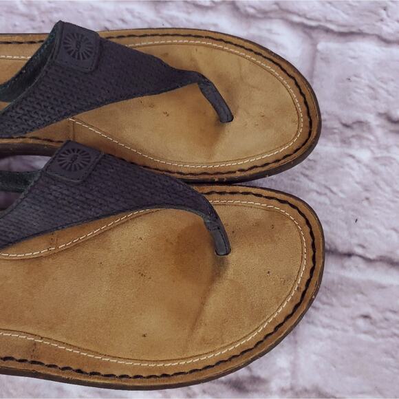 Ugg Sefina sandals women's size 8 leather - Picture 4 of 11